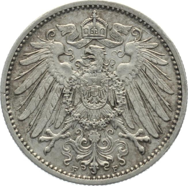 Kaiserreich 1 Mark 1906 F